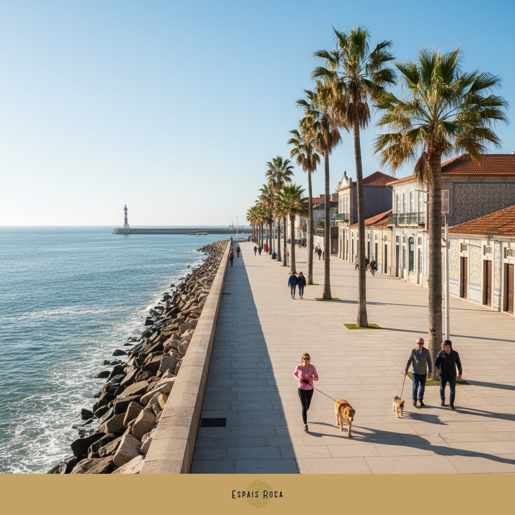 The Foz do Douro seaside promenade