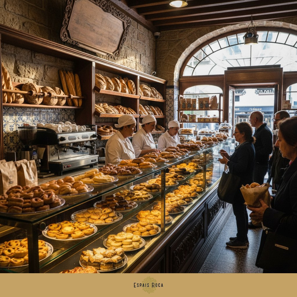 A traditional Porto bakery interior
