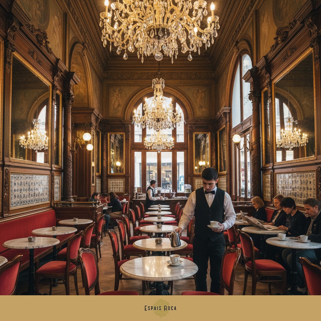 The Belle Époque interior of Majestic Café
