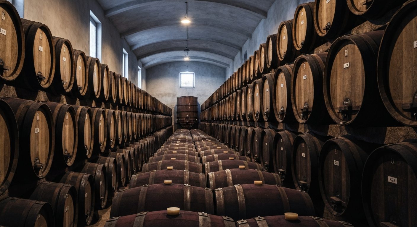 Port Wine Cellar Barrels
