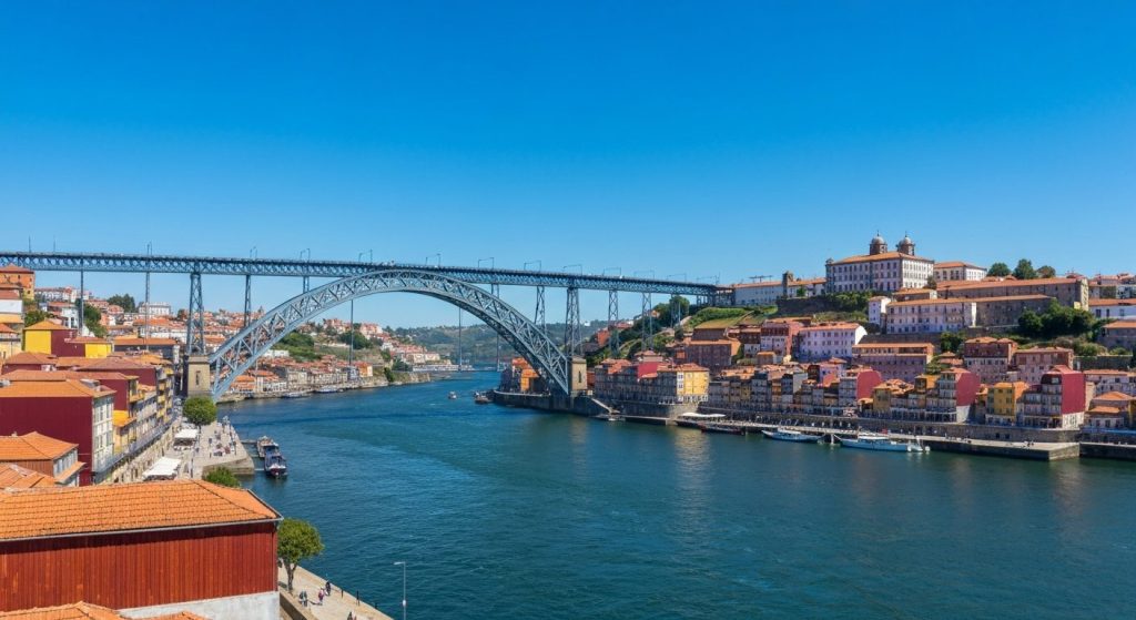 Porto Douro Summer Blue Sky
