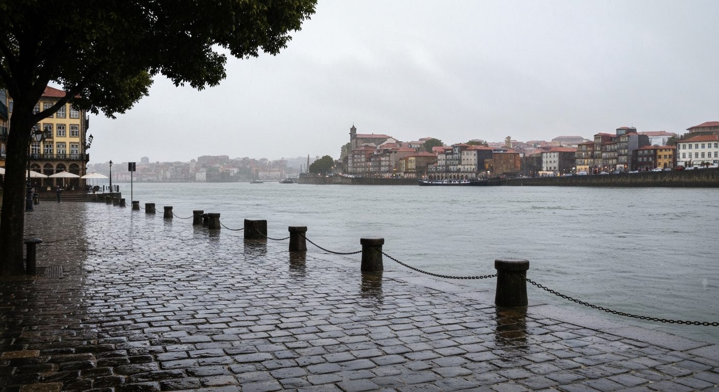 Porto Ribeira Rainy Autumn
