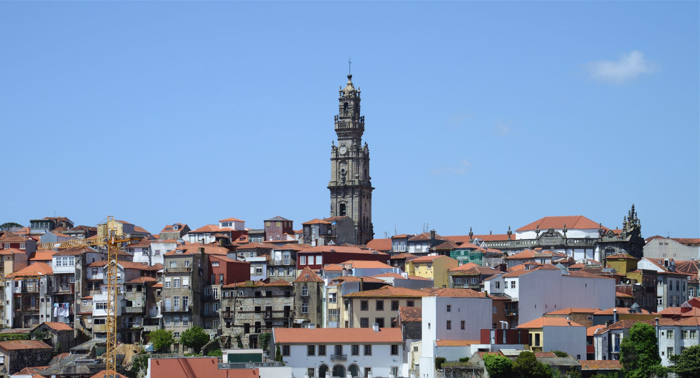 Porto skyline with the Clerigos Tower